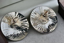 Load image into Gallery viewer, NM Large Mexico Sterling Silver Twist Rope Edge Round Circle Clip-On Earrings