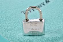 Load image into Gallery viewer, Tiffany & Co. 1837 Silver Padlock Pendant *Soldered Closed*