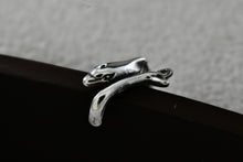 Load image into Gallery viewer, Sterling Silver Dolphin Flexible Pinky Toe Ring