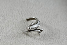 Load image into Gallery viewer, Sterling Silver Dolphin Flexible Pinky Toe Ring
