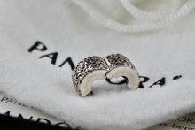 Load image into Gallery viewer, Pandora Sterling Silver "LAYERS OF LACE" Clip Charm Bead 791758