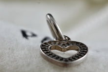 Load image into Gallery viewer, Pandora Sterling Silver CZ Symbol Of Love Heart Charm