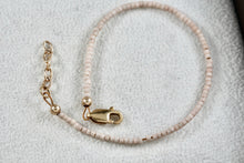 Load image into Gallery viewer, Vintage 14/20 Gold Filled Mini Puka Shell Beaded 6.5" Bracelet