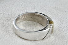 Load image into Gallery viewer, Vintage Taxco Mexico 10K Gold & Silver Band Ring Size 7