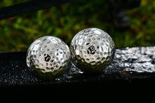 Load image into Gallery viewer, NF Sterling Silver Golf Ball Dome Round Stud Earrings Thailand