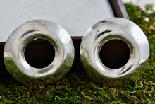 Load image into Gallery viewer, 1989 Native American Engraved Themed Large Circle Disc Silver Earrings Signed