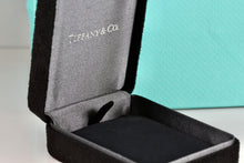 Load image into Gallery viewer, Tiffany & Co. Small Black Suede Gray Necklace Presentation Box Packaging