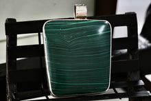 Load image into Gallery viewer, Native American Reversible Multi Gemstone & Malachite Inlay Large Square Silver Pendant