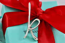 Load image into Gallery viewer, Tiffany & Co. Elsa Peretti Silver Large Alphabet Letter "K" Brooch Pin