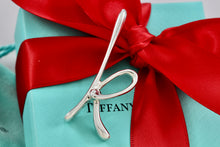 Load image into Gallery viewer, Tiffany & Co. Elsa Peretti Silver Large Alphabet Letter "K" Brooch Pin