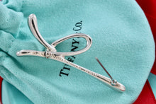 Load image into Gallery viewer, Tiffany & Co. Elsa Peretti Silver Large Alphabet Letter "K" Brooch Pin