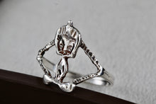Load image into Gallery viewer, Sterling Silver Looney Tunes Tweety Bird Signet Ring Size 7