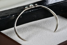 Load image into Gallery viewer, Bell Trading Post Native American Silver Turquoise Bead "Child Size" Cuff Bracelet