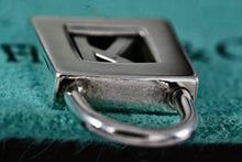 Load image into Gallery viewer, Tiffany & Co. Silver Letter "K" Padlock Pendant *Soldered Closed*