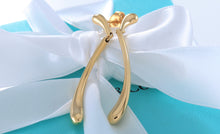 Load image into Gallery viewer, Tiffany & Co. Elsa Peretti 18K Gold Elongated Teardrop Dangle Earrings