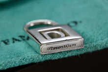 Load image into Gallery viewer, Tiffany & Co. Silver Letter "D" Padlock Pendant *Soldered Closed*
