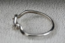 Load image into Gallery viewer, Sterling Silver Man in The Moon Shooting Star Stacking Ring Size 7