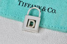 Load image into Gallery viewer, Tiffany & Co. Silver Letter "D" Padlock Pendant *Soldered Closed*