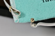 Load image into Gallery viewer, Tiffany & Co. 18K Gold & Silver Hook & Eye Bangle Bracelet Vintage Version 2