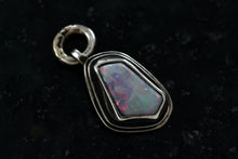 Load image into Gallery viewer, Sterling Silver Opal Nugget Handmade Charm Pendant