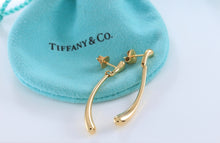 Load image into Gallery viewer, Tiffany & Co. Elsa Peretti 18K Gold Elongated Teardrop Dangle Earrings