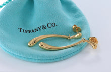 Load image into Gallery viewer, Tiffany & Co. Elsa Peretti 18K Gold Elongated Teardrop Dangle Earrings