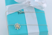 Load image into Gallery viewer, Tiffany & Co. Paloma Picasso 18K Gold & Silver Daisy Flower Pendant Necklace