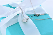 Load image into Gallery viewer, Tiffany & Co. Platinum 1.23 Carat Diamond Solitaire Pendant Necklace