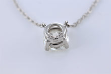 Load image into Gallery viewer, Tiffany & Co. Platinum 1.23 Carat Diamond Solitaire Pendant Necklace