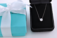 Load image into Gallery viewer, Tiffany & Co. Platinum 1.23 Carat Diamond Solitaire Pendant Necklace