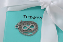 Load image into Gallery viewer, Tiffany & Co. Infinity Platinum Diamond Pendant Necklace