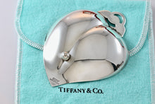Load image into Gallery viewer, Tiffany & Co. Vintage Silver Cherry Heart Trinket Tray