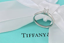 Load image into Gallery viewer, Tiffany & Co. Platinum Lucida .32 Carat Diamond Engagement Ring Size 5