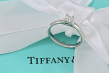 Load image into Gallery viewer, Tiffany & Co. Platinum Lucida .32 Carat Diamond Engagement Ring Size 5