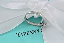 Load image into Gallery viewer, Tiffany & Co. Platinum Lucida .32 Carat Diamond Engagement Ring Size 5