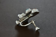 Load image into Gallery viewer, Native American "Indian Warrior" Multi Stone Inlay Single Earring Screw back Pin