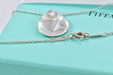 Load image into Gallery viewer, Tiffany & Co. Elsa Peretti Silver Mini Madonna Pendant 16" Necklace