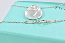 Load image into Gallery viewer, Tiffany & Co. Elsa Peretti Silver Mini Madonna Pendant 16" Necklace