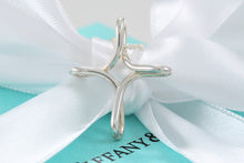 Load image into Gallery viewer, Tiffany & Co. Elsa Peretti Silver Small Infinity Cross 16" Chain Necklace