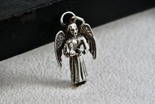 Load image into Gallery viewer, Sterling Silver Angel Charm Pendant