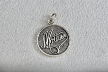 Load image into Gallery viewer, Dane Craft Sterling Silver "Mother" Round Circle Tag Charm Pendant