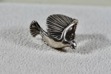 Load image into Gallery viewer, Sterling Silver Flying Dove Bird Charm Pendant