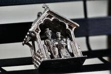 Load image into Gallery viewer, Sterling Silver Bride & Groom Wedding Gazebo Charm