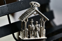 Load image into Gallery viewer, Sterling Silver Bride & Groom Wedding Gazebo Charm