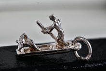 Load image into Gallery viewer, Sterling Silver Gondola Boat Charm Pendant