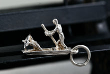 Load image into Gallery viewer, Sterling Silver Gondola Boat Charm Pendant