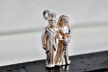 Load image into Gallery viewer, Sterling Silver Bride & Groom Wedding Charm Pendant