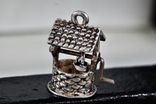 Load image into Gallery viewer, Beau Sterling Silver Water Well Pump Charm Pendant