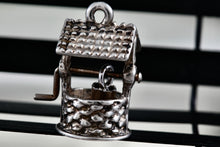 Load image into Gallery viewer, Beau Sterling Silver Water Well Pump Charm Pendant