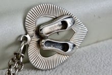 Load image into Gallery viewer, Sterling Silver Heart & Shoes Charm Pendant w/ 24" Stainless Steel Chain